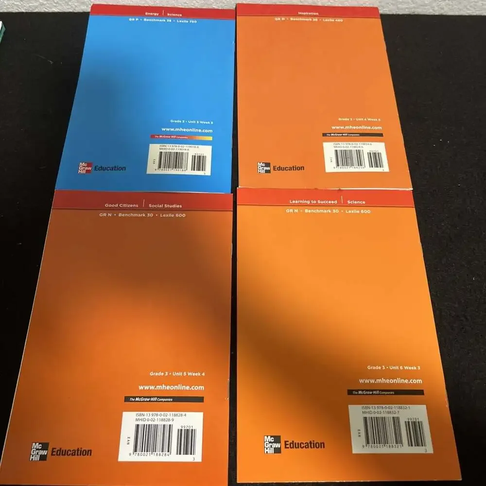 McGraw Hill Readers 3rd Grade Reading Level 8 Books Home School